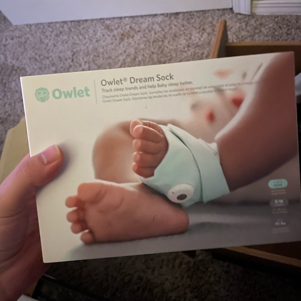 Owlet dream sock